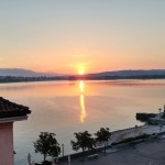 Der Sonnenaufgang vom Hotelzimmer Balkon