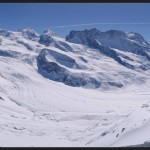 Die Sicht auf den Gletscher