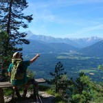 Ein Bankerl im Steilhang mit wunderschöner Aussicht