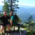 Ein Bankerl im Steilhang mit wunderschöner Aussicht