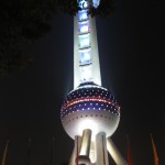 Ein Hochhaus in Shanghai